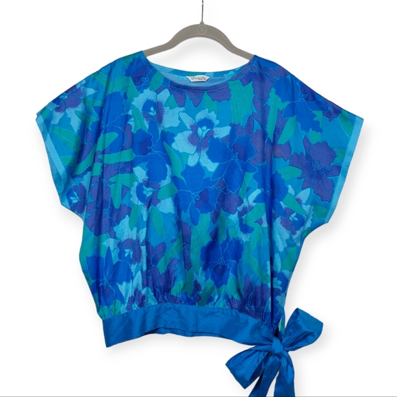 Vintage Shinawatra Thai Silk Top - Picture 1 of 8